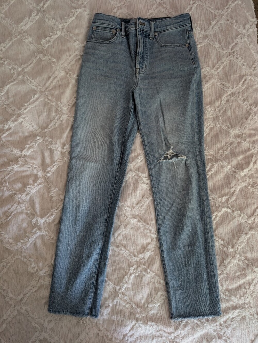 Madewell Vintage Straight Light Blue Denim